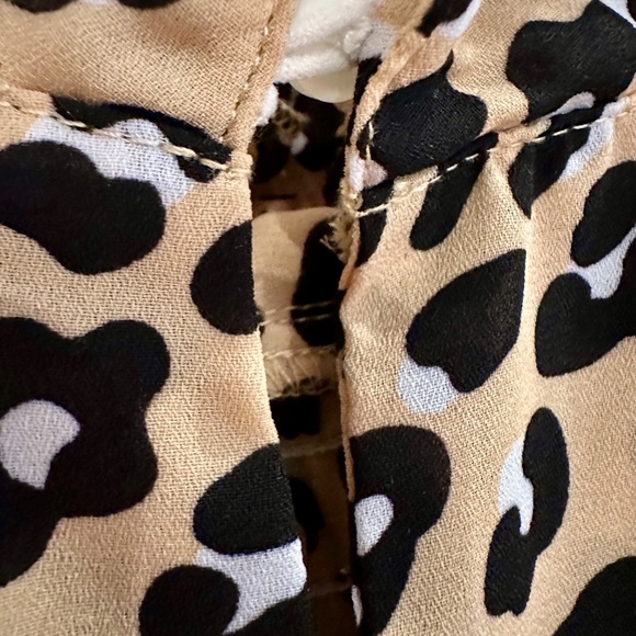 Simply Southern Leopard Print Dress- Youth Medium - Picture 2 of 4